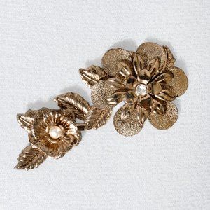 50’s Roses Vintage Brooch